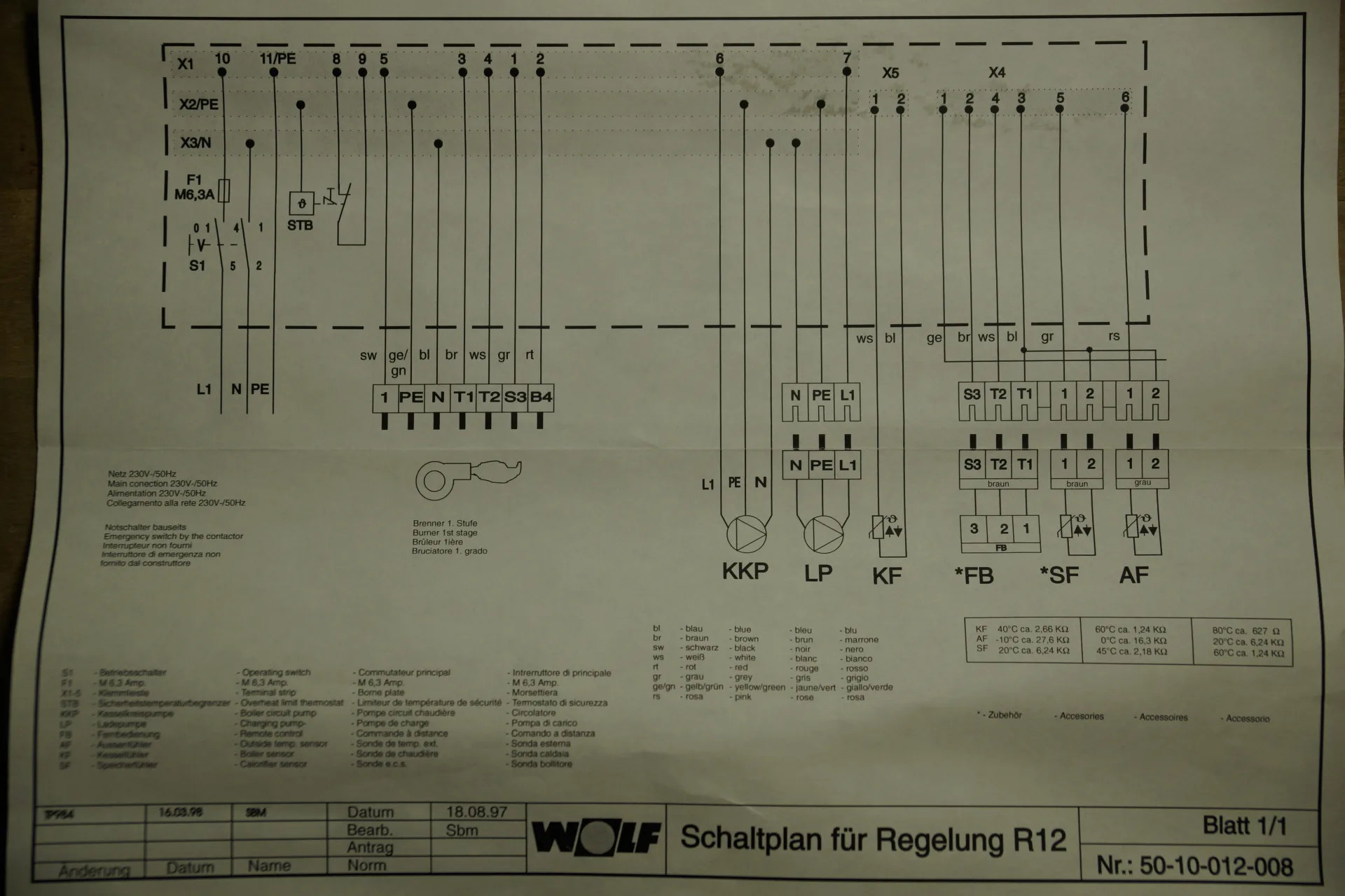 Wolf R12 4W DigiCompact 8810956 Kesselregelung