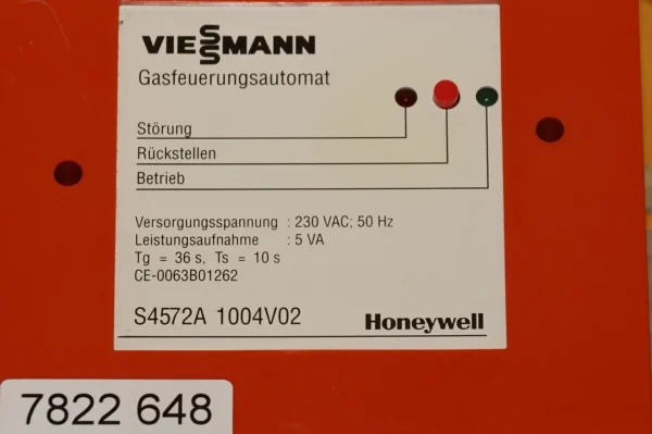 Robertshaw Honeywell Feuerungsautomat 7251704 / 7822648 Ersatz – Bild 5