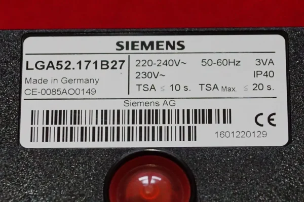 Landis & Gyr Siemens Gasfeuerungsautomat LGA 52 – Bild 3