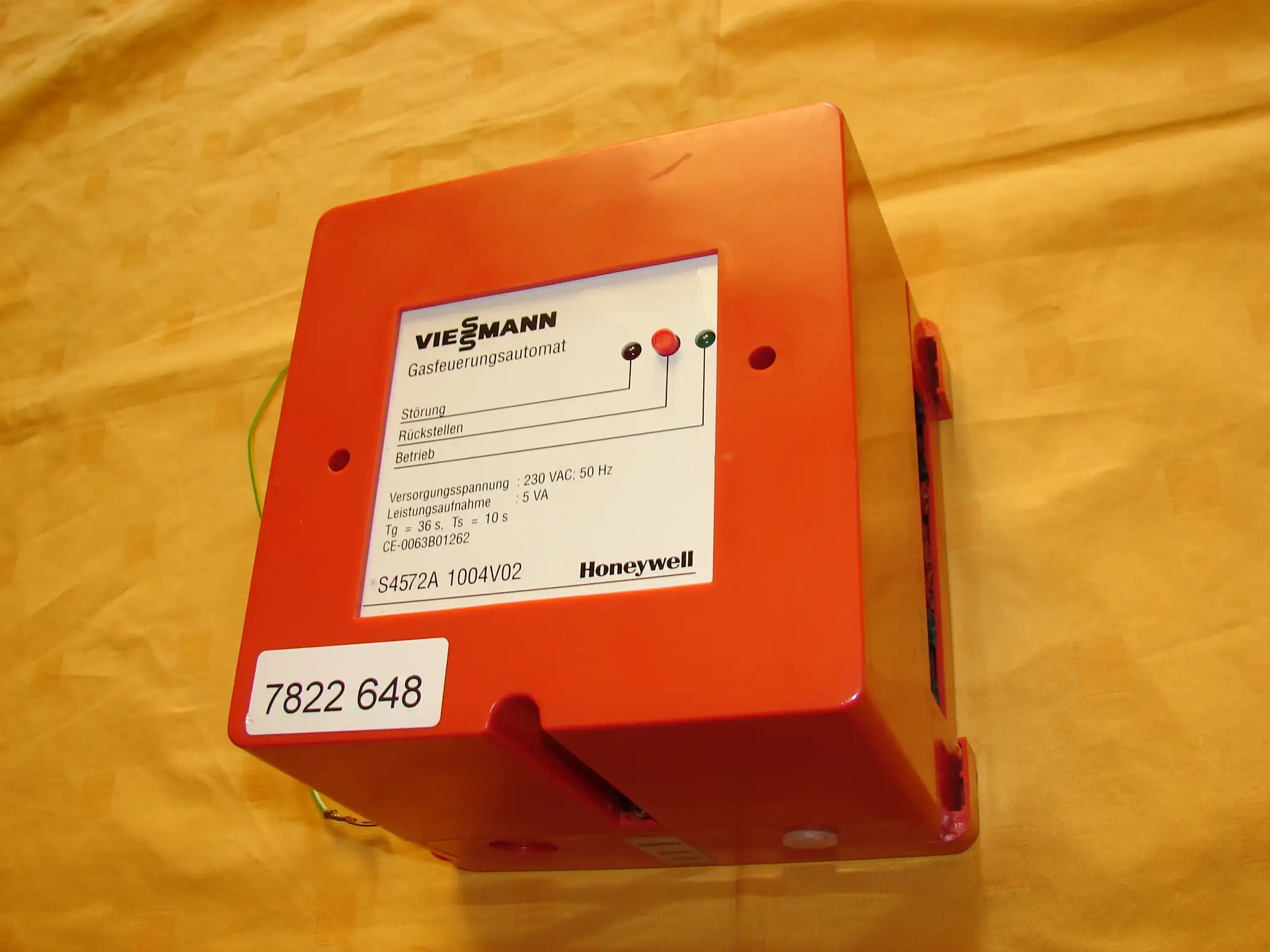 Viessmann Honeywell Gasfeuerungsautomat 7822648 V02