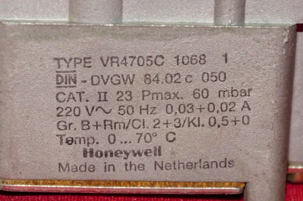 Honeywell Gaskombiregler VR4705C – Bild 4