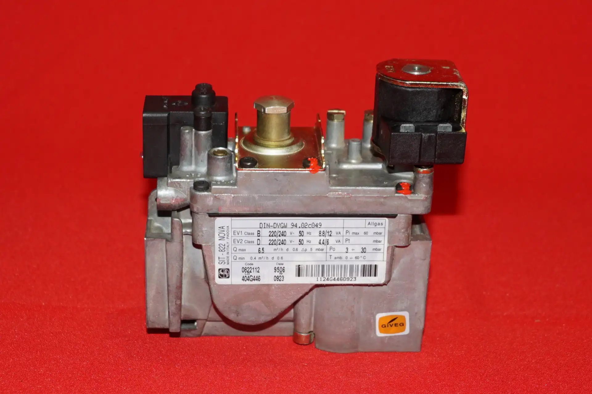 SIT Gaskombiregler Nova 822  0822112