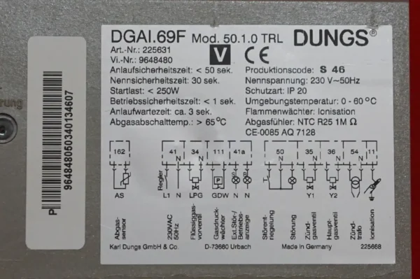 Viessmann Dungs DGAI 69F Gasfeuerungsautomat – Bild 3