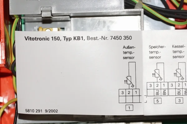 Viessmann Vitotronic 150 KB1 7187084 Heizungssteuerung Kesselregelung – Bild 10
