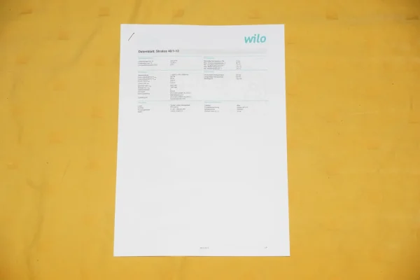 Wilo Stratos 40 /1-12 Heizkreispumpe – Bild 13