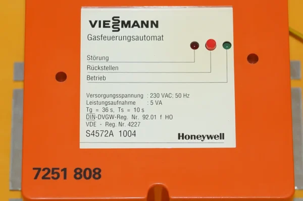 Viessmann Feuerungsautomat  7251808 Gasfeuerungsautomat – Bild 3