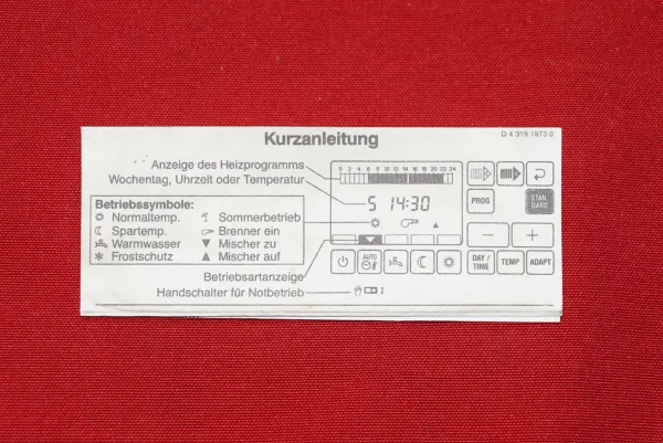 Landis & Gyr Heizungsregelung RVP76 – Bild 7