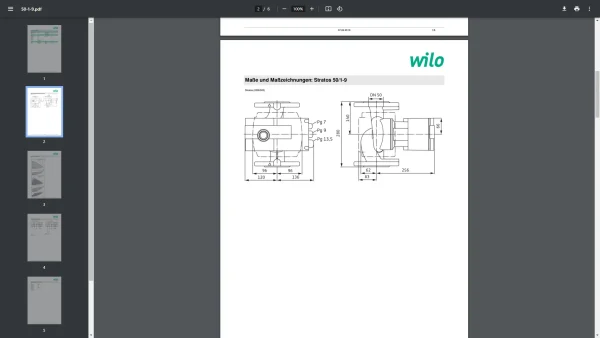 Wilo Stratos 50/1-9 Heizkreispumpe – Bild 12