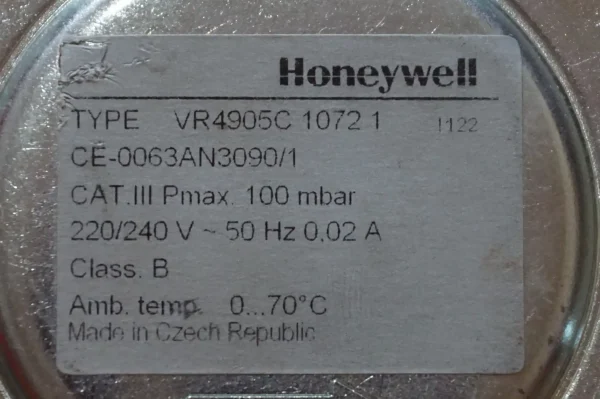 Honeywell Gaskombiregler VR 4905C  1072 1 – Bild 4