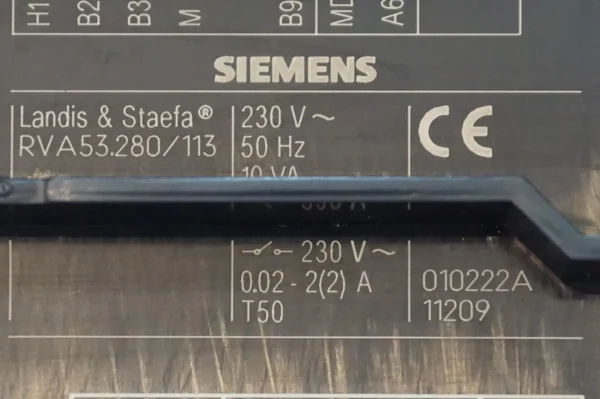 Siemens / Landis & Gyr RVP53.280 Kesselregelung DomoComand DC112 – Bild 7