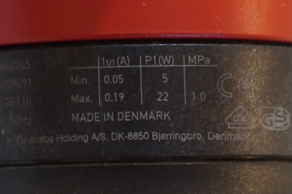 Grundfos Alpha  25-40  180 Heizungspumpe – Bild 7