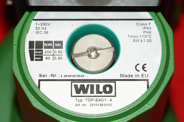 Wilo TOP E40/1-4 Heizkreispumpe  NEU UND UNBENUTZT – Bild 8