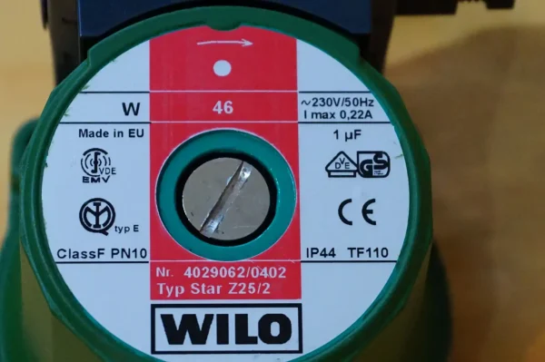 Wilo Zirkulationspumpe Star Z25/2 – Bild 6