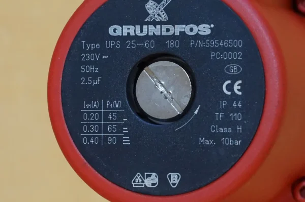 Grundfos UPS 25 - 60 Heizungspumpe NEUWERTIGER ZUSTAND – Bild 6