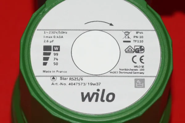 Wilo Heizungspumpe Star RS 25/6  UNBENUTZT – Bild 6