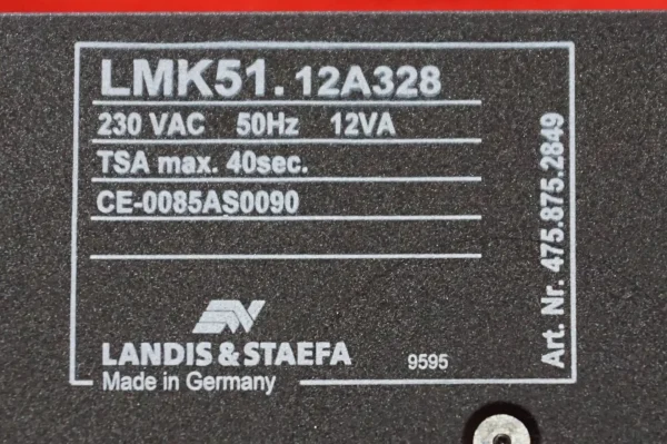 Landis & Staefa LMK 51.12A328 Gasfeuerungsautomat – Bild 4