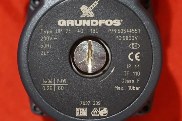 Grundfos UP 25 - 40 Heizungspumpe TOP ZUSTAND – Bild 6