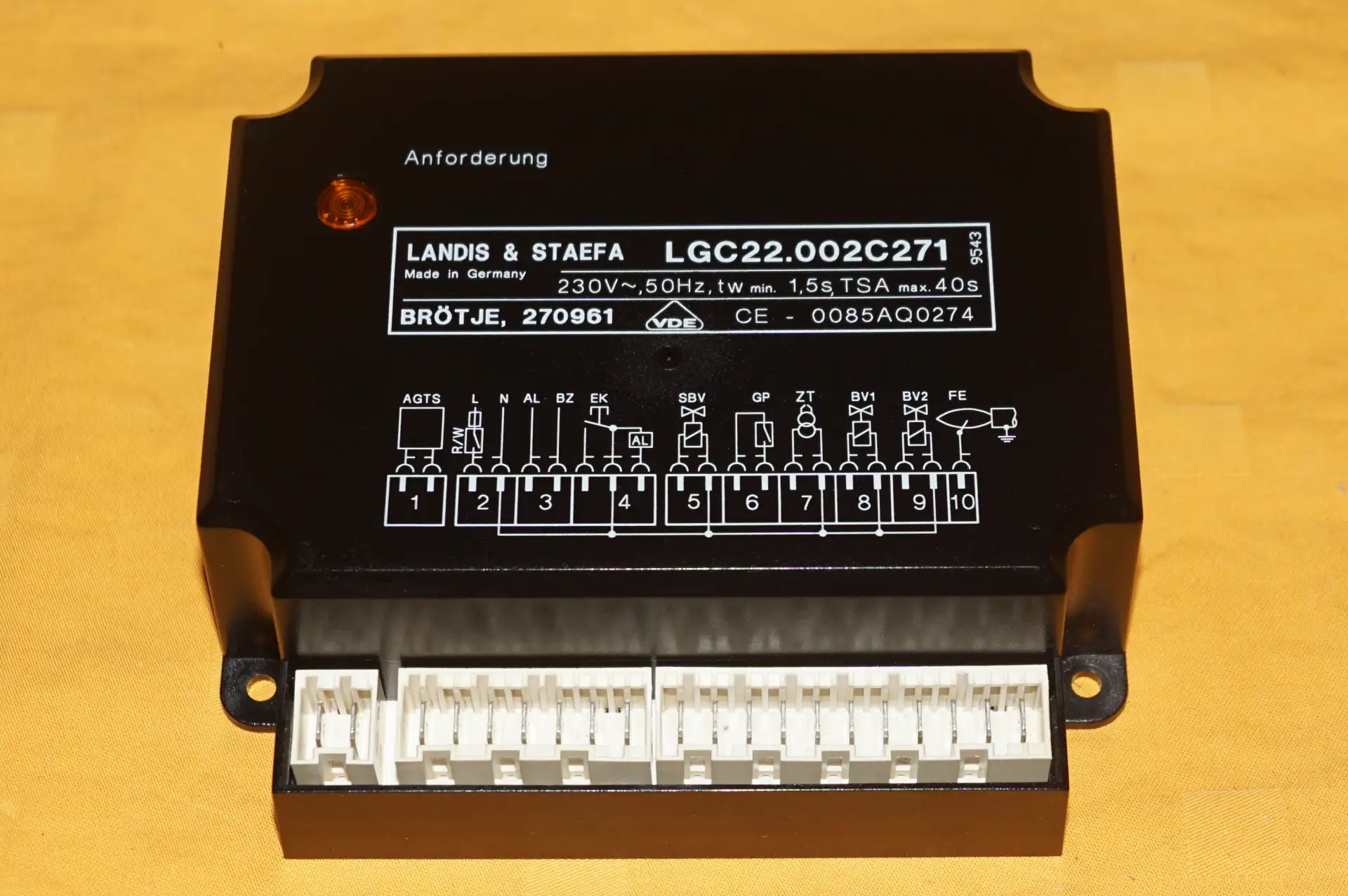 Ersatz für Landis & Staefa LGC22.002C271 Gasfeuerungsautomat Brötje