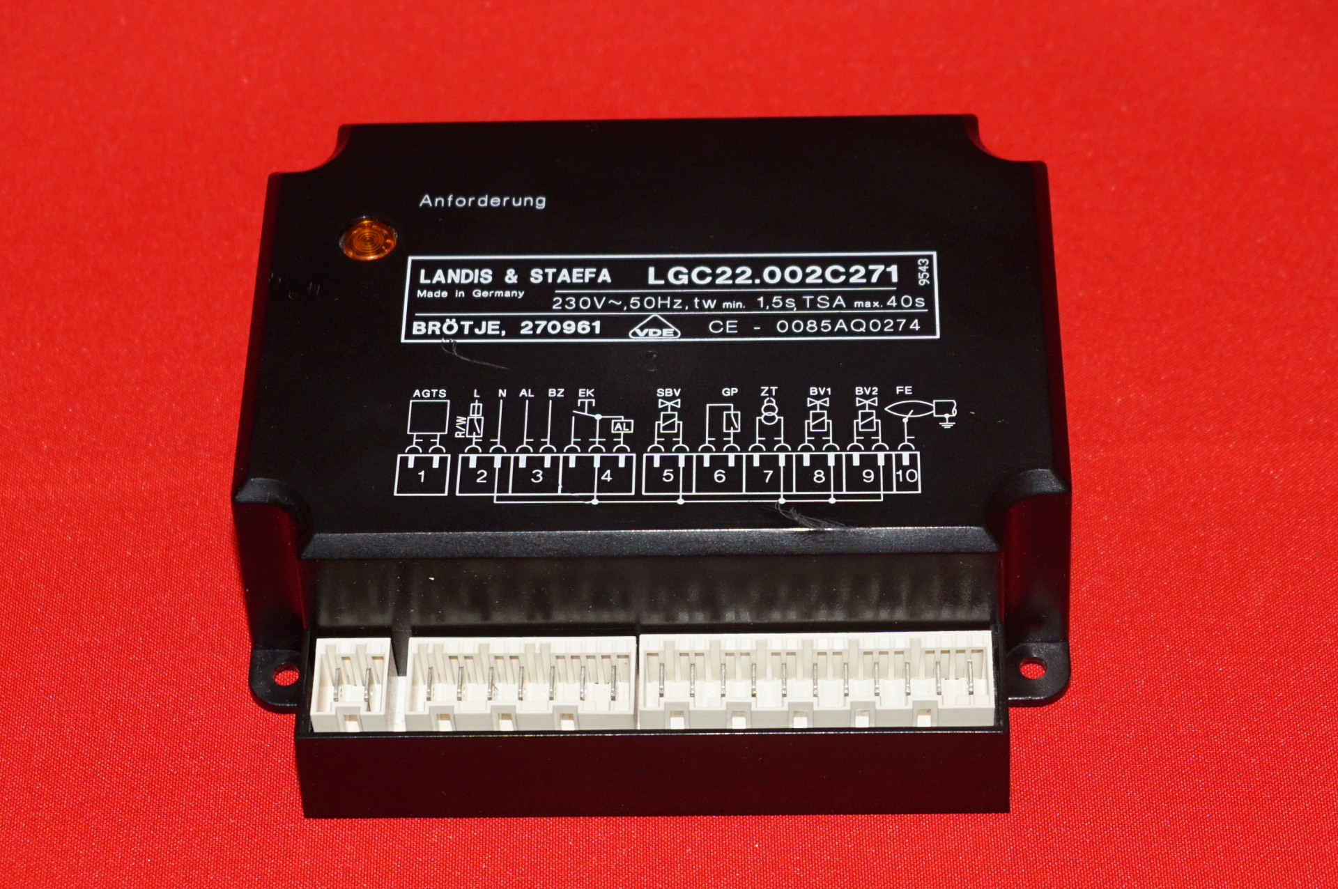 Landis & Staefa LGC22.002C271 Gasfeuerungsautomat für Brötje