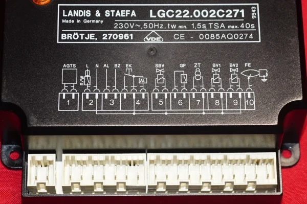 Landis & Staefa LGC22.002C271 Gasfeuerungsautomat für Brötje – Bild 3