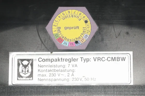 Vaillant VRC - CMBW Heizungsregler – Bild 8