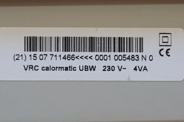 Vaillant VRC Calormatic UBW Heizungsregler – Bild 14