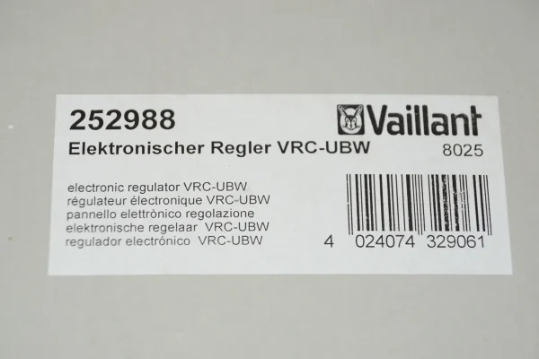 Vaillant VRC Calormatic UBW Heizungsregler – Bild 7