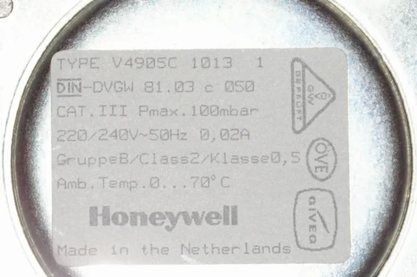 Honeywell Gaskombiregler V 4905C  1013 1 – Bild 4