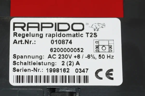 EBV Heizungsregelung Theta Rapido Rapidomatic T2S – Bild 5