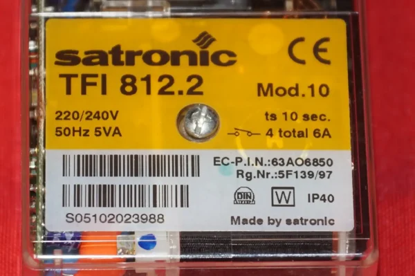 Resideo / Satronic Feuerungsautomat TFI 812.2 Mod. 10 – Bild 3