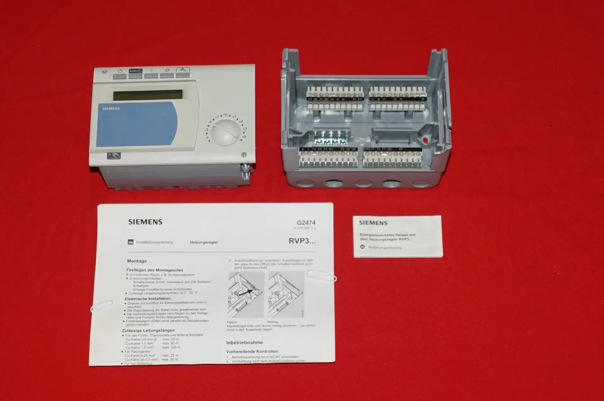 Siemens RVP 320 Kesselregelung / Mischerregelung