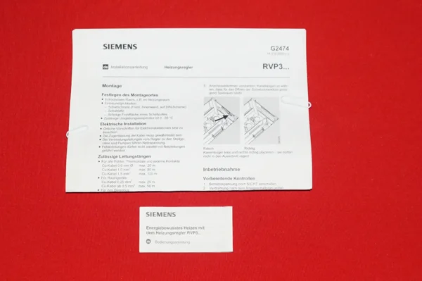 Siemens RVP 320 Kesselregelung / Mischerregelung – Bild 13