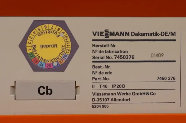 Viessmann Dekamatik DE/M 7450376 mit Comfortrol – Bild 4