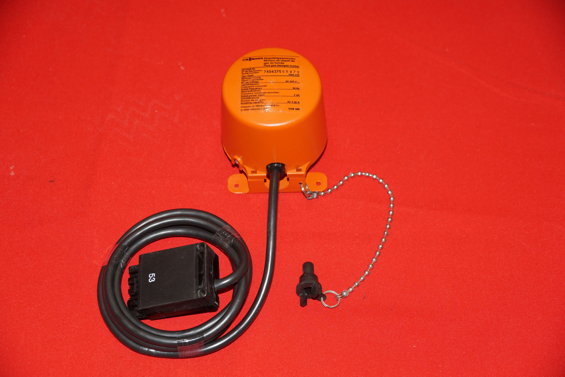 Viessmann Abgasklappenmotor universal Abgasklappe